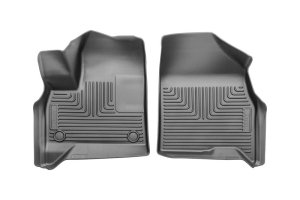 GMC Acadia Floor Mats - Front - Husky Liners - Weatherbeater - Black - `24-`25